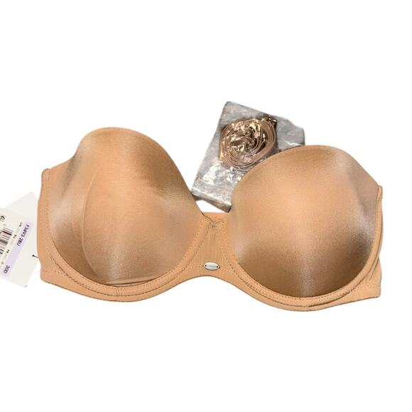 Calvin Klein Naked Glamour Strapless Push-Up Bra, 30D - Picture 2 of 5